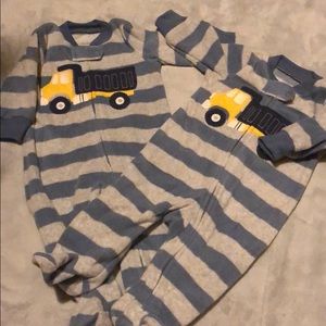 Newborn twin baby boy